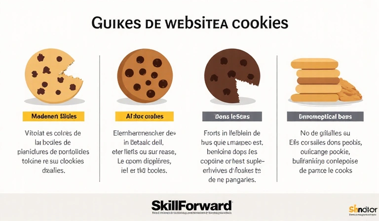 Différents types de cookies expliqués visuellement