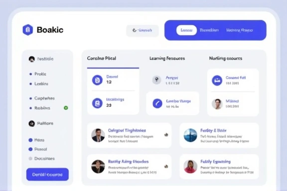 Plateforme d'apprentissage en ligne